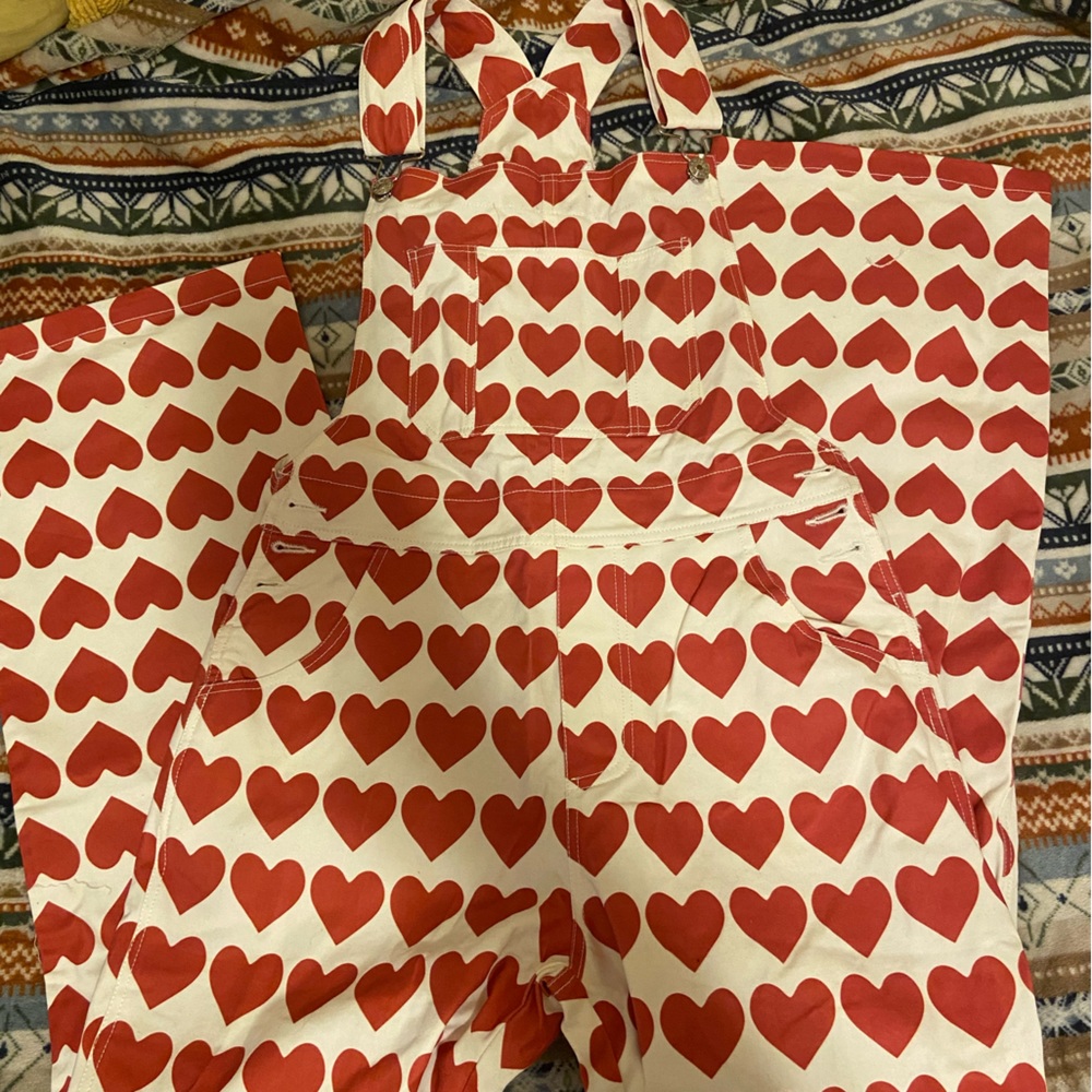 Heart overalls inspired by Harry styles 🍓❤️